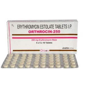 Orthrocin Tablets - Erythromycin Estolate